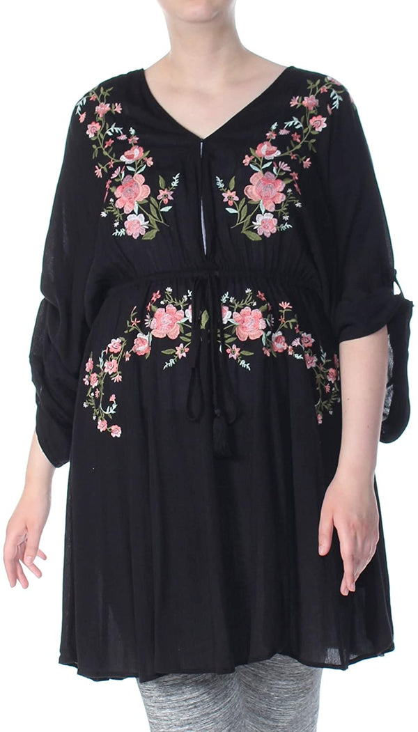 City Chic Womens Plus Size Embroidered Dress