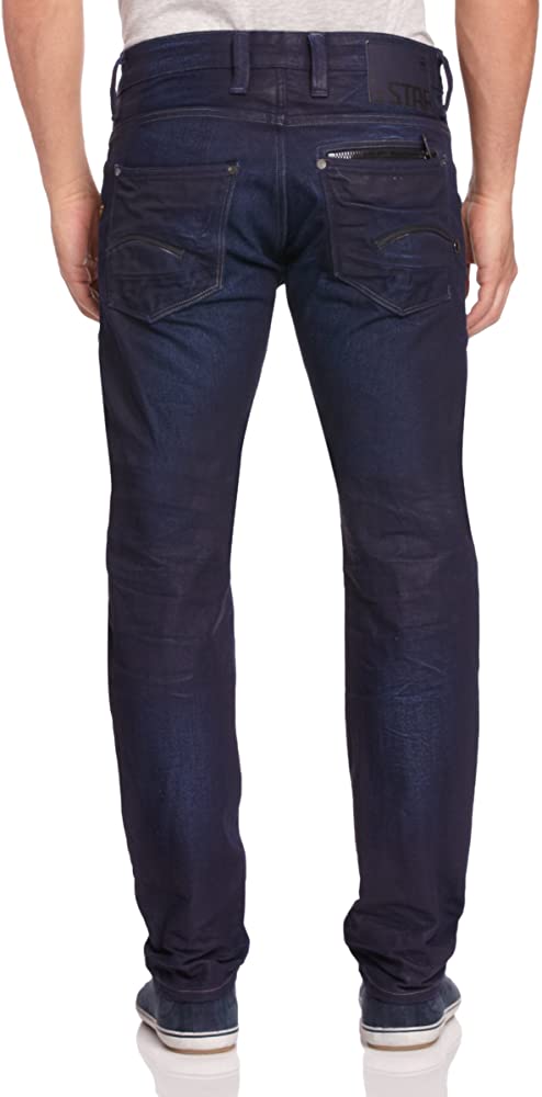 G-Star Raw Mens Attacc Low-Rise Straight Jeans