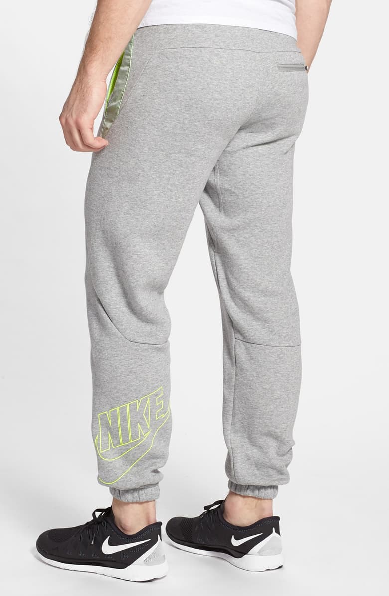 Nike Mens Fabric Mix Cuff Pants