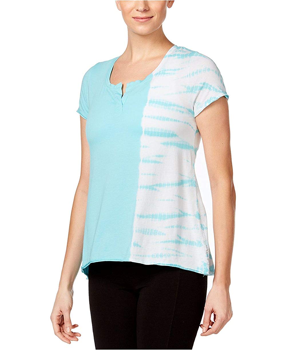 Calvin Klein Womens Ombre Tie Dye T-Shirt