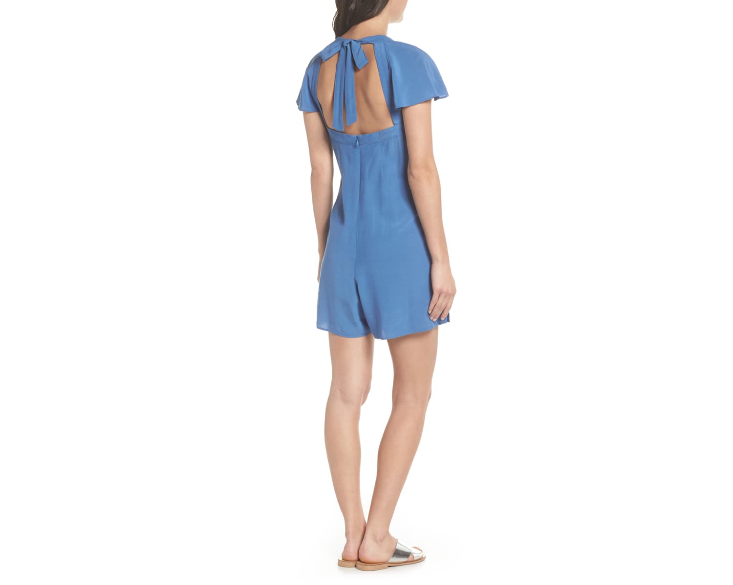 French Connection Womens Open Back Romper