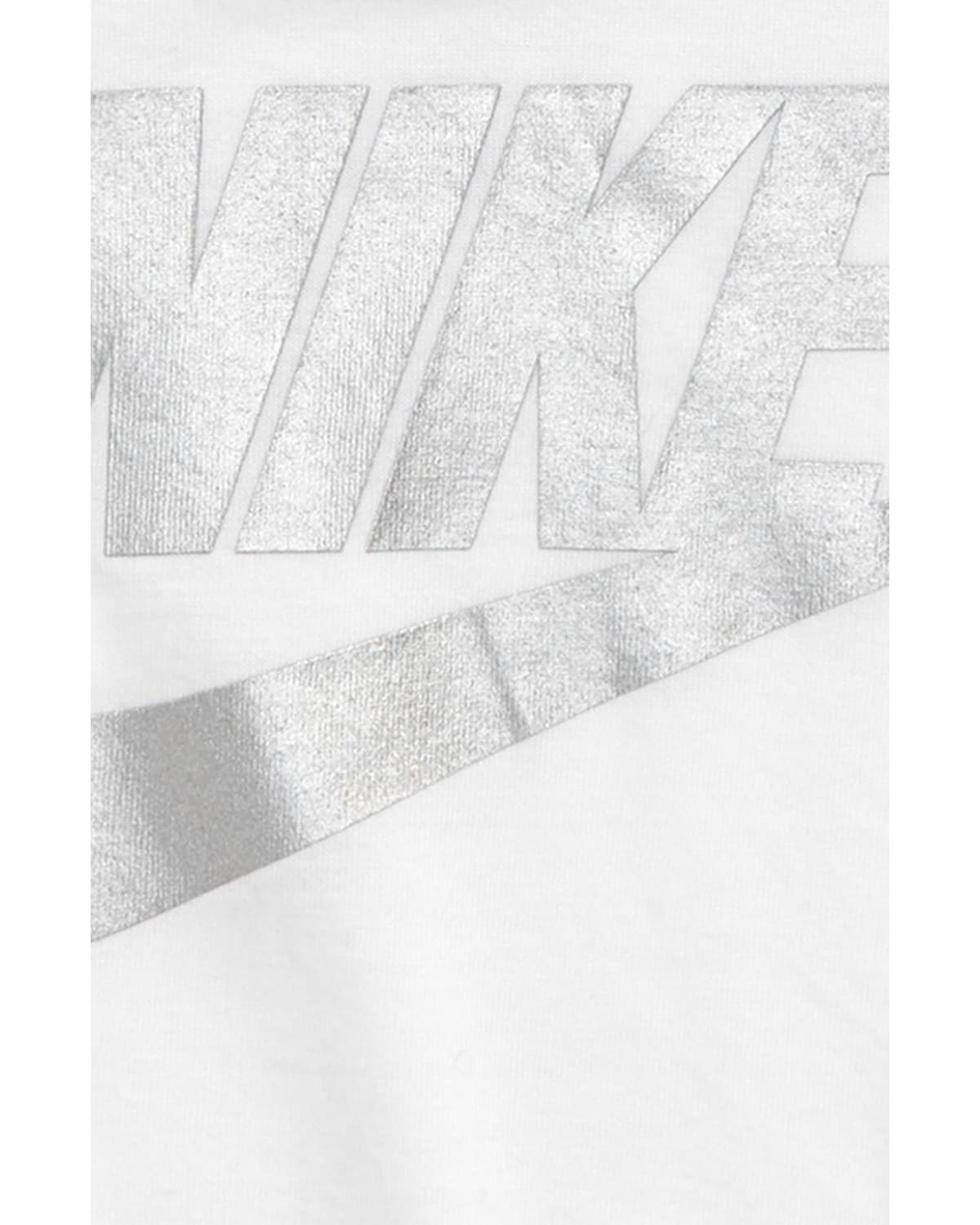 Nike Toddler Girls Futura Shine Logo Print Cropped T-Shirt