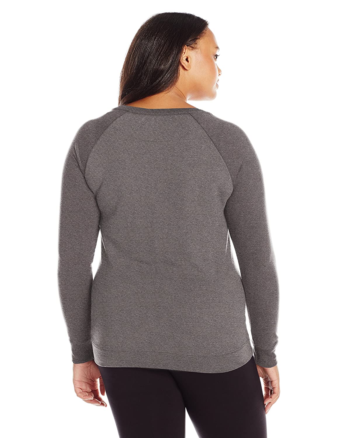 Champion Womens Plus Size French Terry Crew Pullover