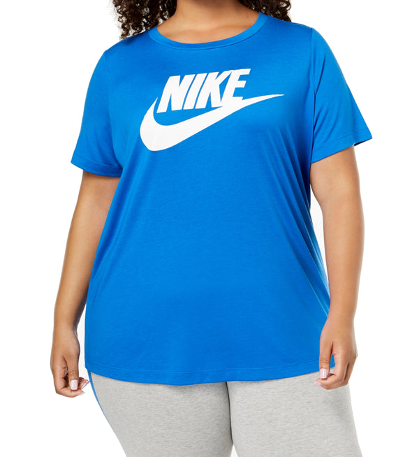 Nike Womens Plus Futura Fitness Short Sleeves T-Shirt