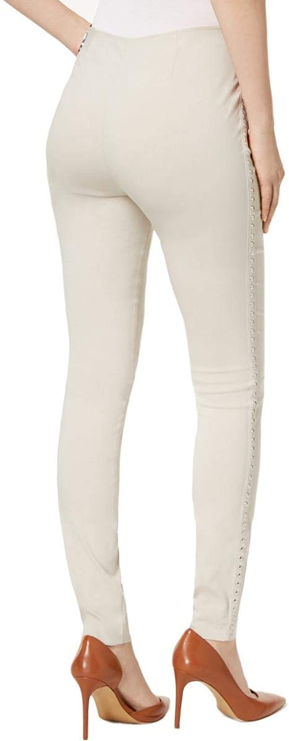 INC International Concepts Womens Studded Pull On Skinny Pants