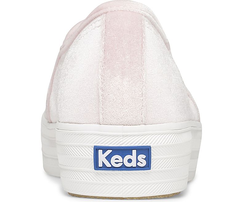 Keds Womens Betty and Veronica Triple Decker Embroidered Loafers