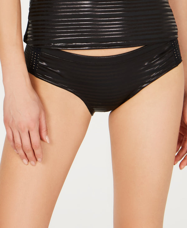 Nike Womens Shine Stripe Hipster Bikini Bottoms