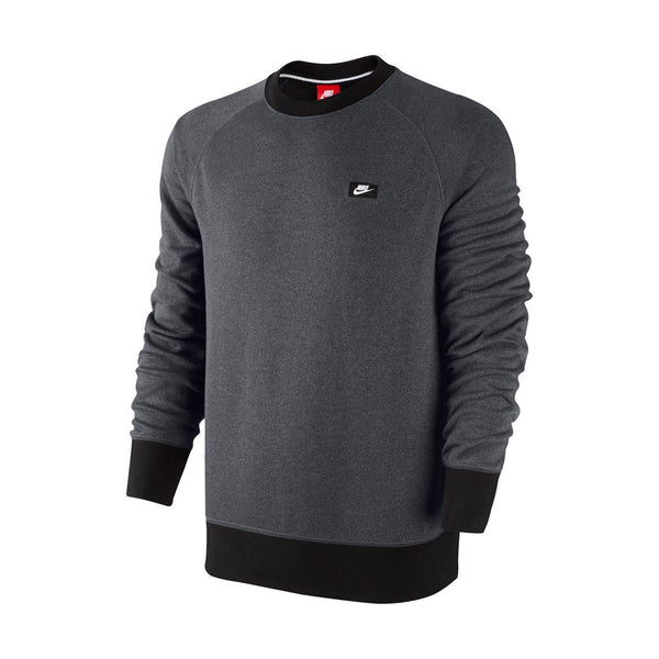 Nike Mens The Varsity Crew Sweatshirt,Dark Grey/Black,X-Small