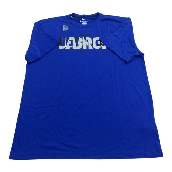 Nike Mens Short Sleeves Graphic Printed T-Shirt,Blue,X-Large