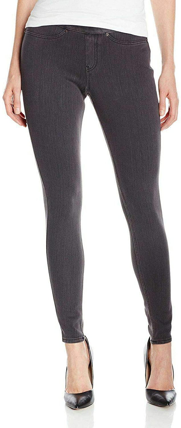 HUE Womens Plus Size Lace-Up Microsuede Skimmer Leggings