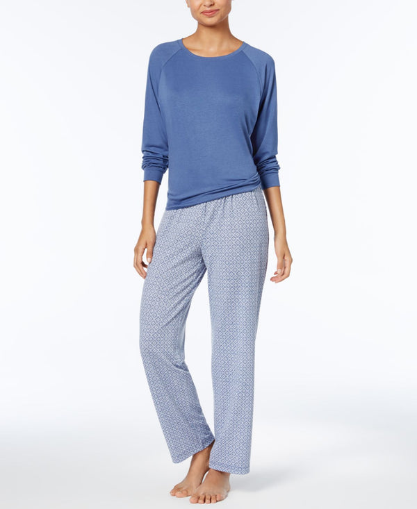 allbrand365 designer brand Womens Long Sleeve Pajama Set