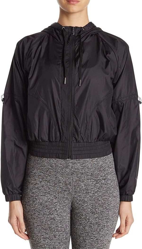 PUMA Womens Windbreaker Full Zip Hooded Jacket