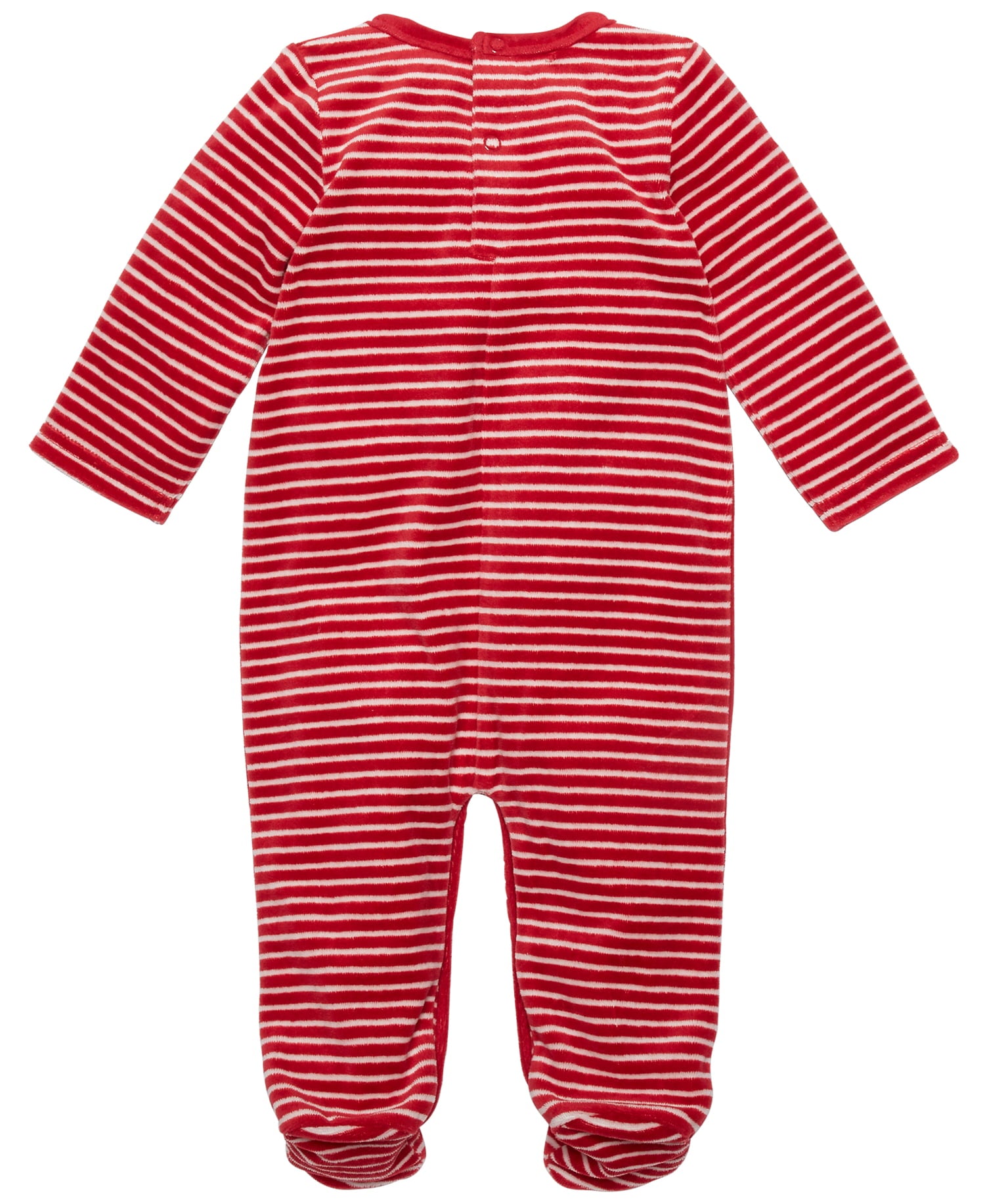 First Impressions Infant Boys Footed Striped Hat And Coverall Set 2 Piece Set,Newborn