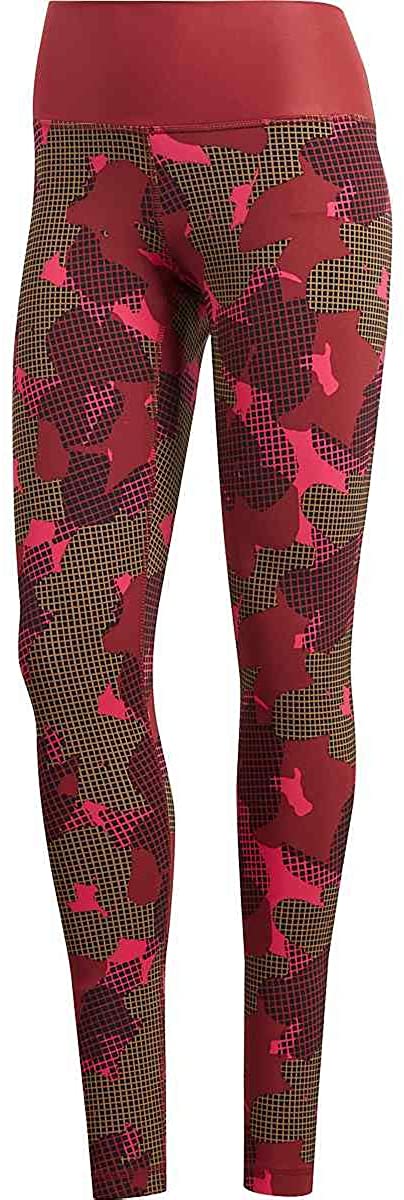adidas Womens Believe This Printed High Rise Ankle Leggings
