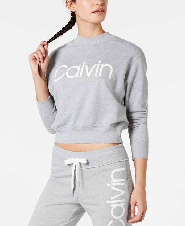 Calvin Klein Womens Logo Sweatshirt