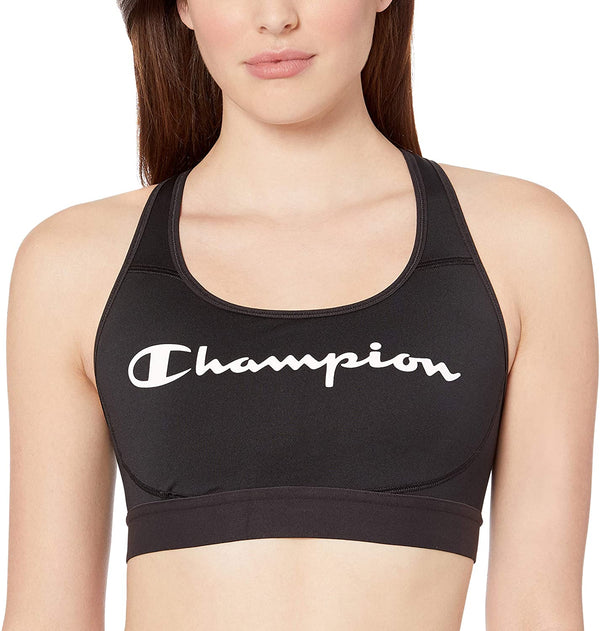 Champion Womens The Absolute Racerback Compression Medium-impact Sports Bra