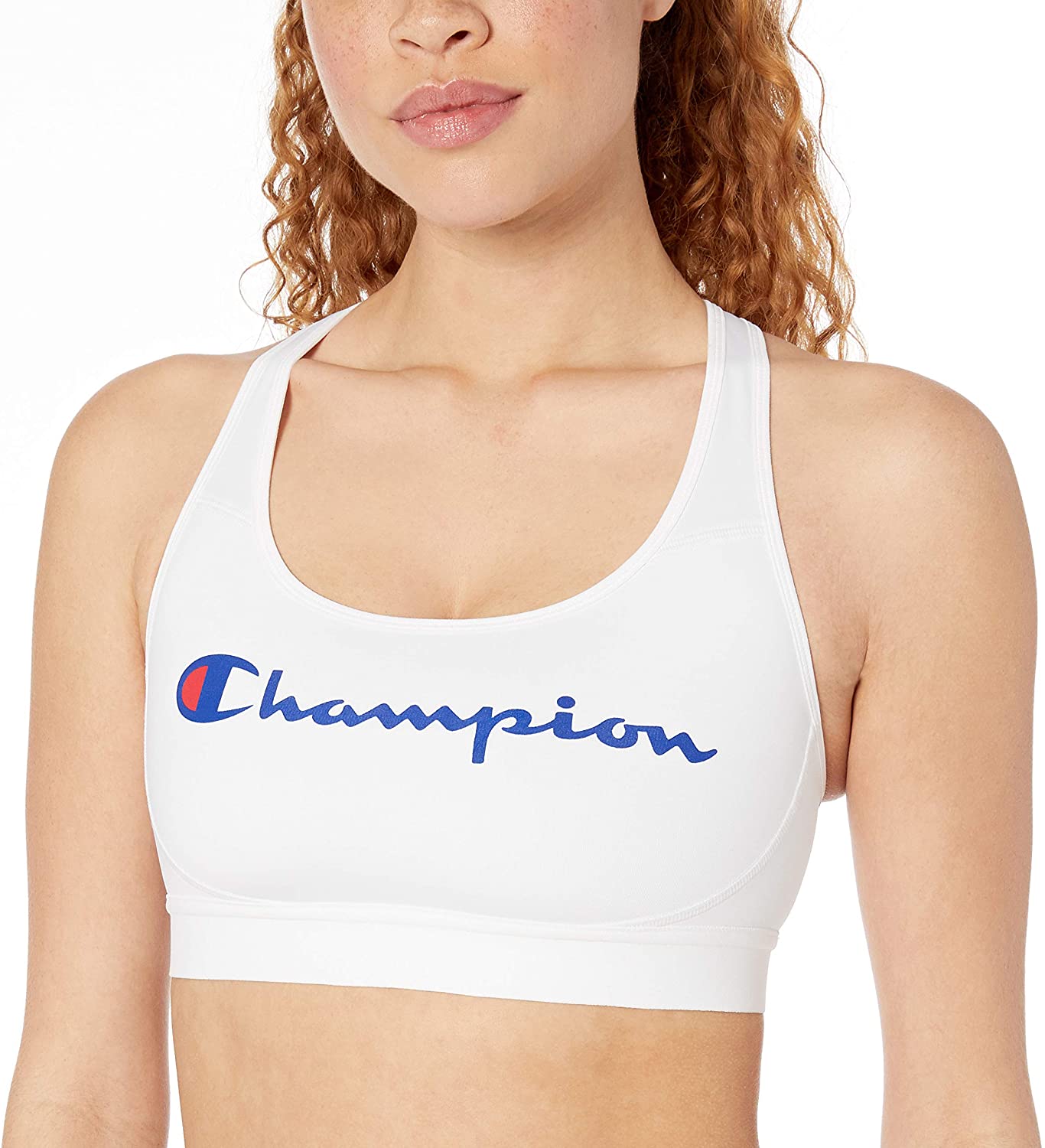 Champion Womens The Absolute Racerback Compression Medium-impact Sports Bra
