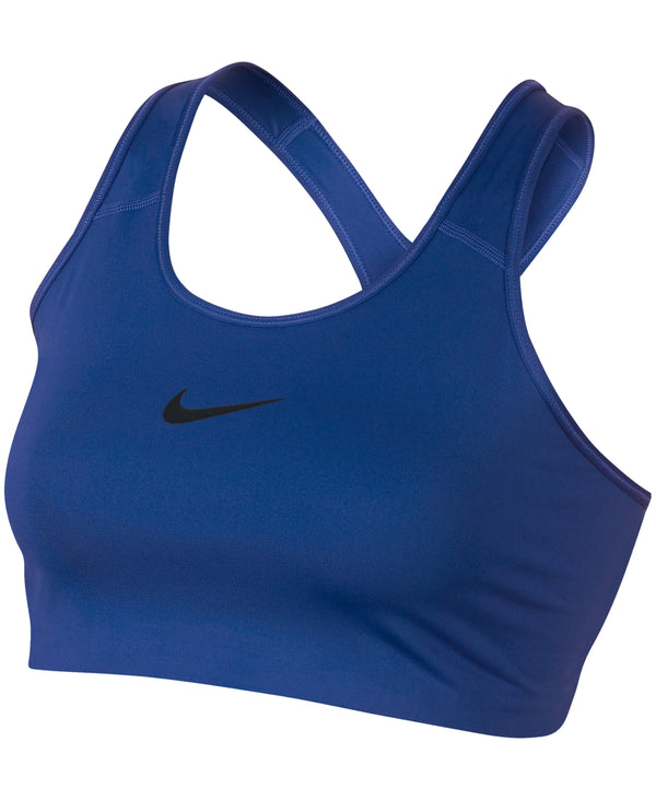 Nike Womens Plus Size Plus Size Dri-Fit Medium-Support Sports Bra Indigo 1X