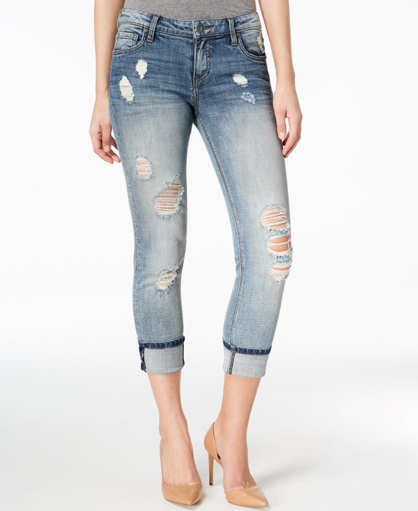 KUT from the Kloth Womens Catherine Ripped Boyfriend Jeans