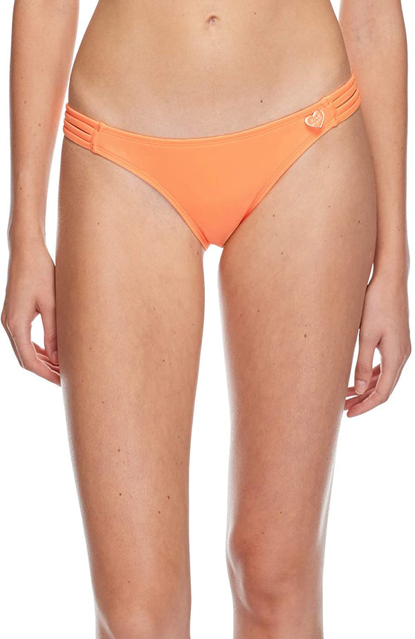 Body Glove Juniors Surfrider Strappy Bikini Bottoms Flamingo Medium