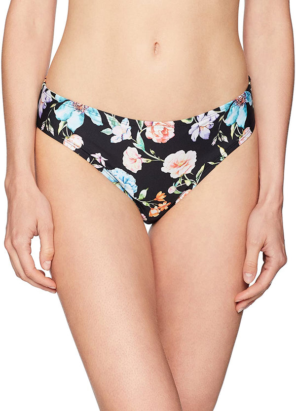 Kenneth Cole New York Womens Jardin Printed Bikini Bikini Bottom