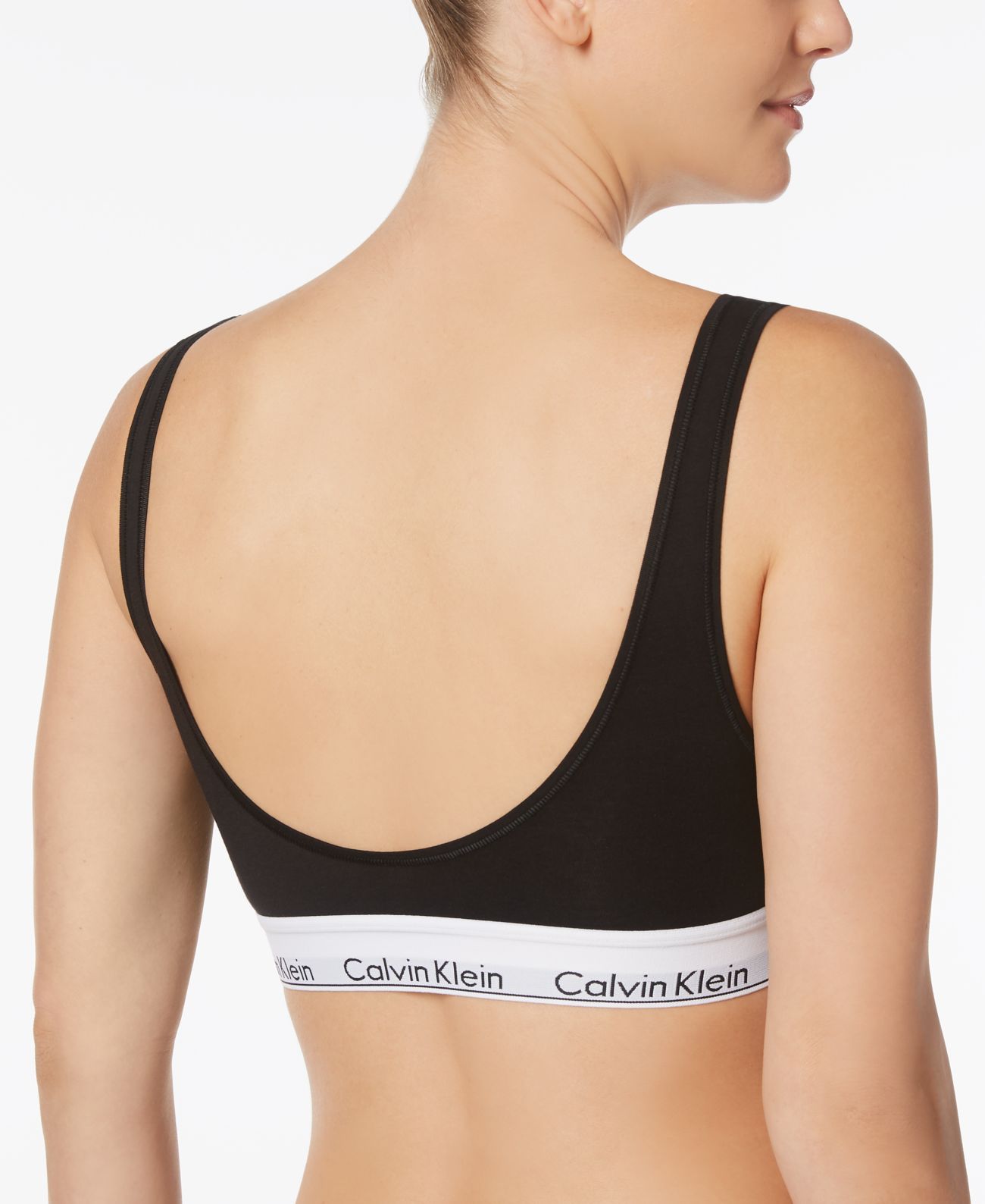 Calvin Klein Womens Logo Band Bralette