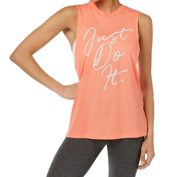 Nike Womens Just Do It Printed Running Fitness Tank Top