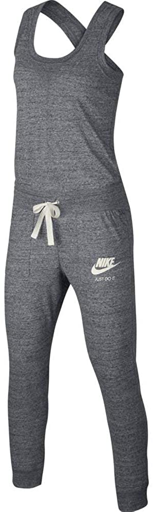 Nike Womens Gym Vintage Jumpsuit Color Grey