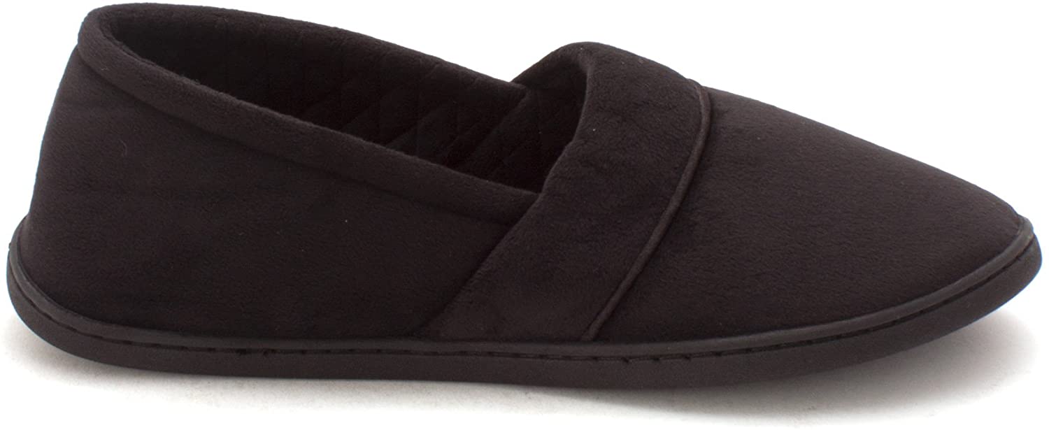 Charter Club Womens Icrovelour Memory Foam Slippers Color Black