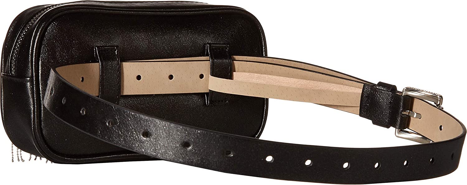 Steve Madden Womens Chain Fringe Belt Bag