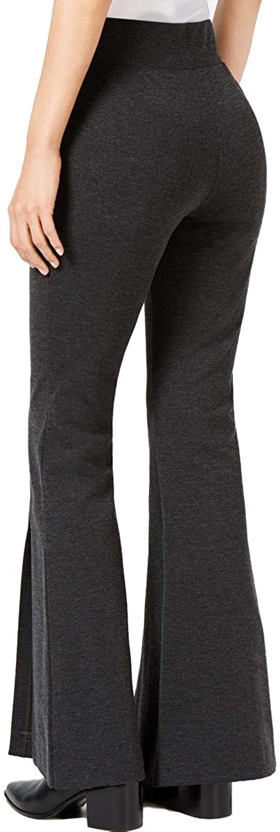 INC International Concepts Womens Split-Leg Bootcut Pants Color Dark Grey Heathe