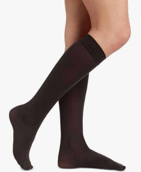 Berkshire Womens Opaque Knee High Trouser Socks Color Chocolate Kiss