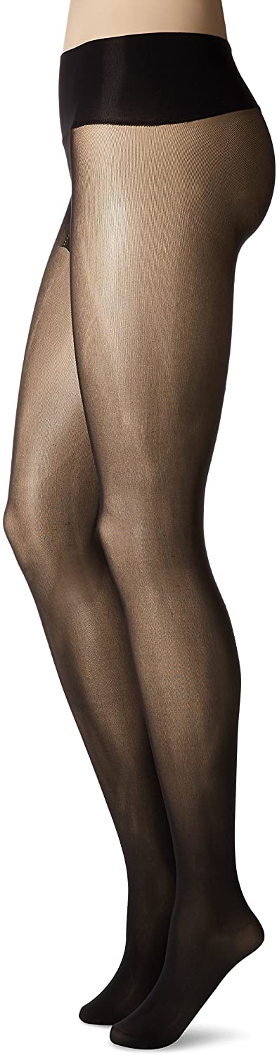 HUE Womens Flat-Tering Fit Opaque Tights Black 3
