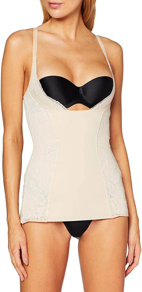 Maidenform Womens Firm Foundations Firm Control Lace Panel Torsette