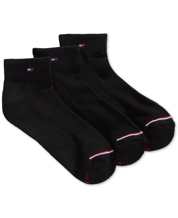 Tommy Hilfiger Womens Quarter Socks 3 Pack