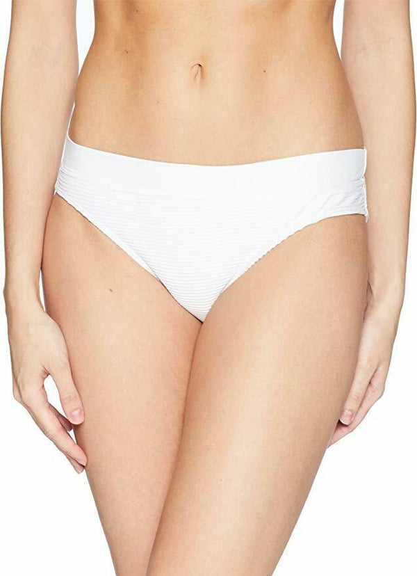 Lauren Ralph Lauren Womens Rib Jersey Modern Bikini Bottoms Color White