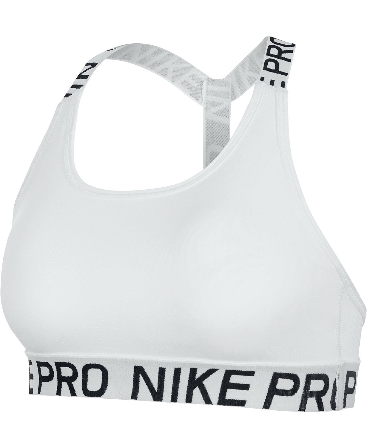 Nike Womens Pro Dri-Fit T-Back Mid-Impact Sports Bra Color Black