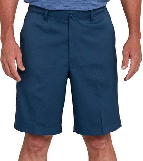 Pebble Beach Mens Dry Luxe Performance Comfort Waist Shorts Blue 32