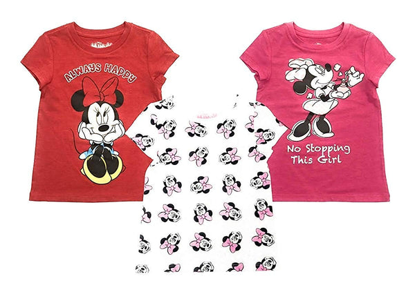 Disney Boys T-Shirt Red/Pink/White 5