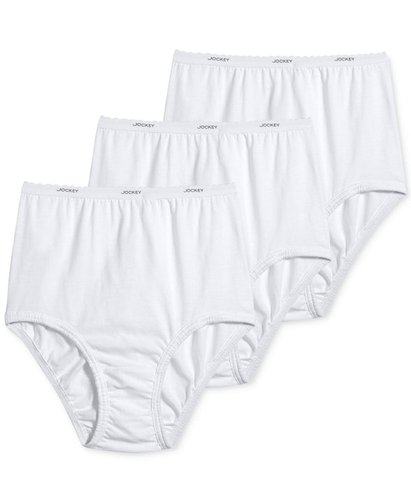 Jockey Womens Classics Brief Underwear 3 Pack White 7