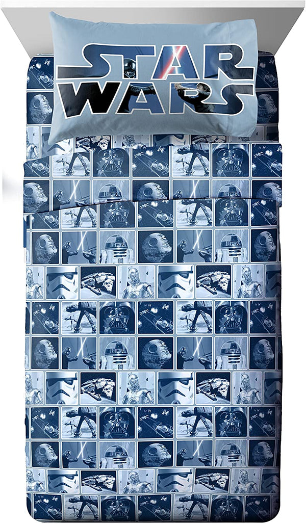 Star Wars Classic Space Battle 3 Piece Twin Sheet Set