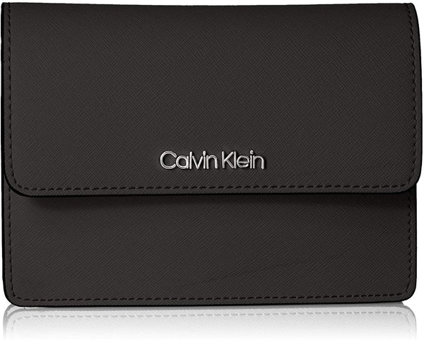 Calvin Klein Womens Hayden Saffiano Leather Crossbody