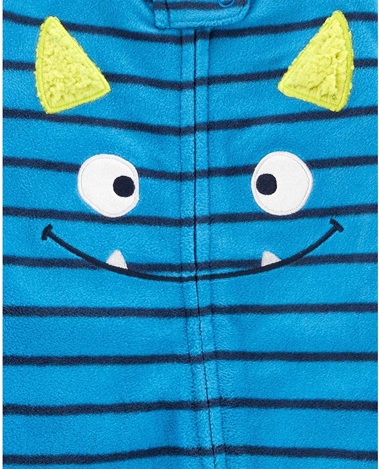 allbrand365 Designer Infant Boys Monster Zip Up Fleece Coverall