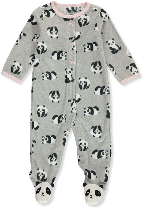 Carter Newborn Footed Fleece Panda Coverall