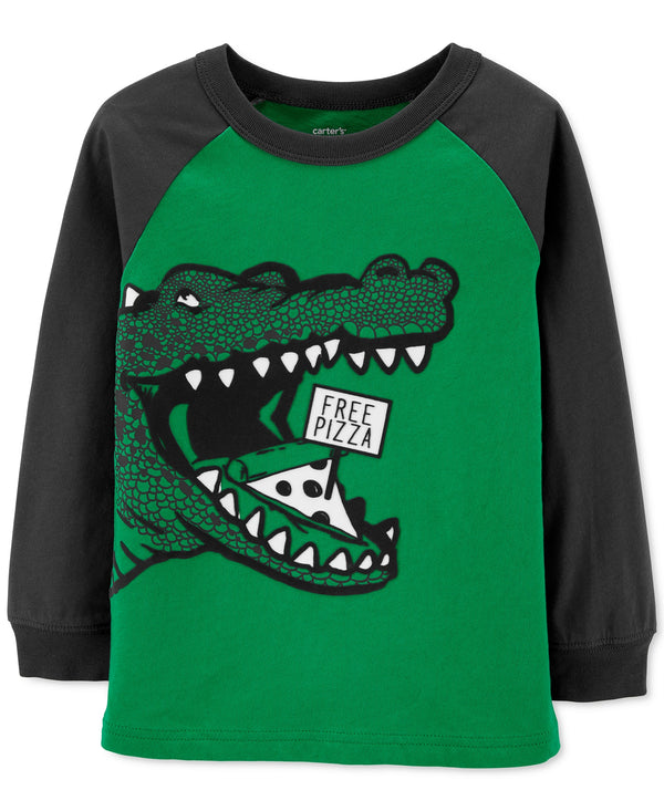 Carter Toddler Boys Alligator Print Cotton T-shirt