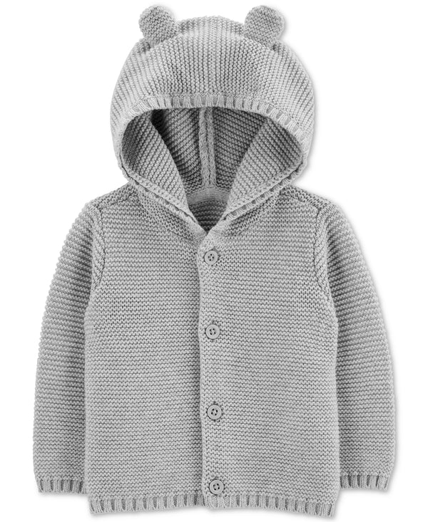 allbrand365 Designer Unisex Baby Cotton Hooded Cardigan