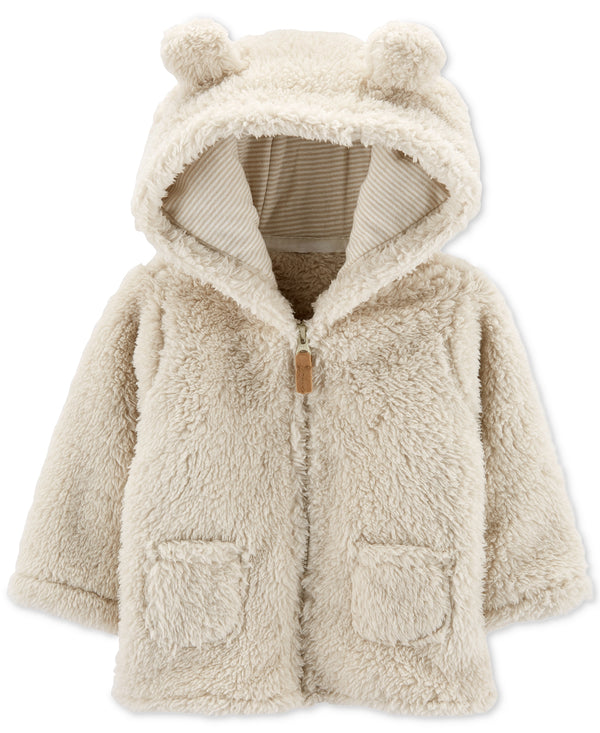 allbrand365 Designer Baby Boys And Girls Faux Sherpa Hoodie