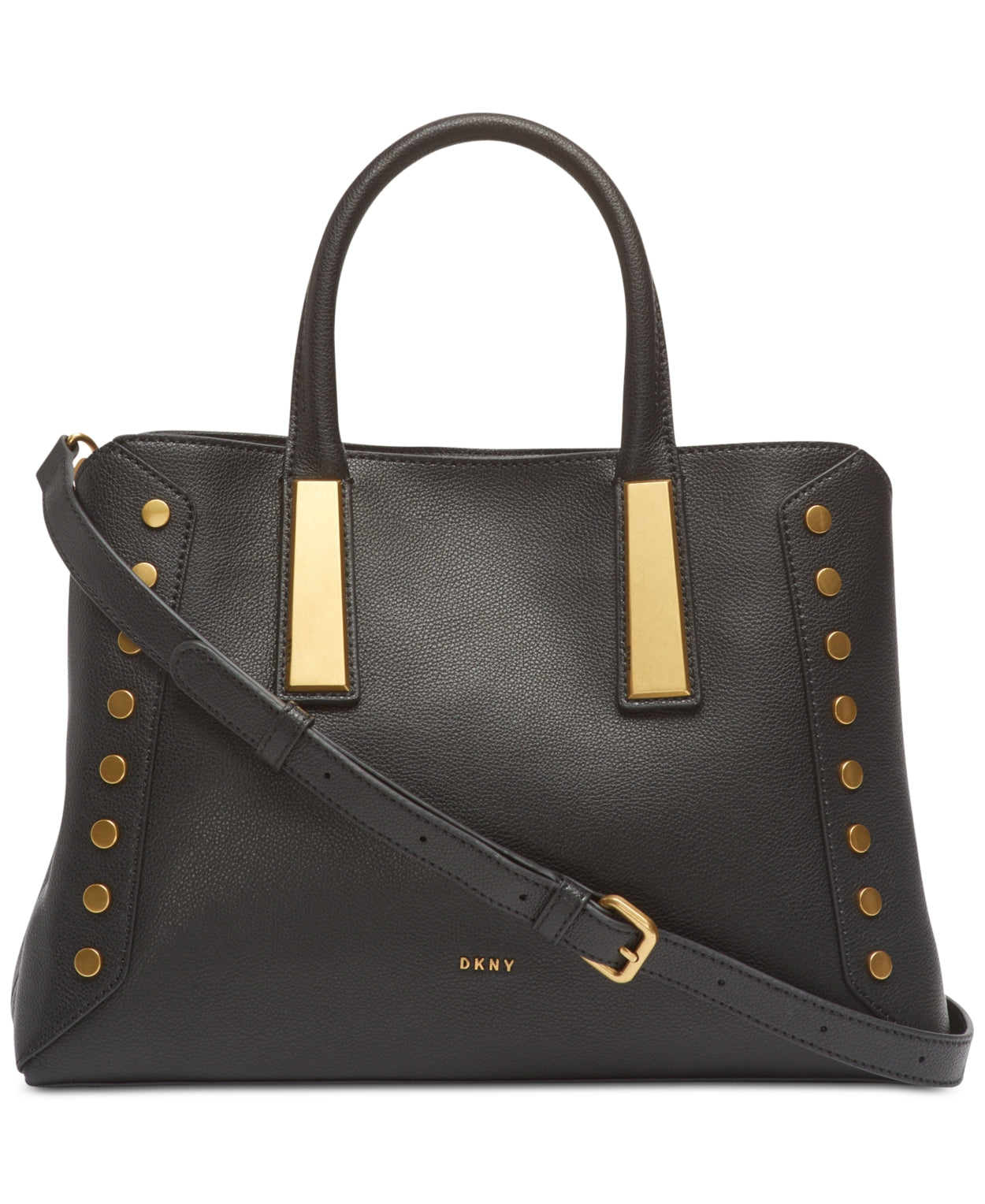 DKNY Womens Ewen Pebble Leather Satchel Handbag