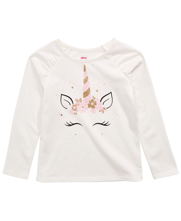 Epic Threads Toddler Girls Unicorn Horn T-shirt