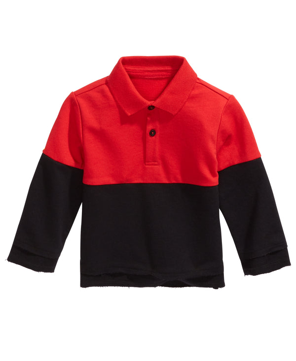 First Impressions Infant Boys Colorblocked Collared Shirt
